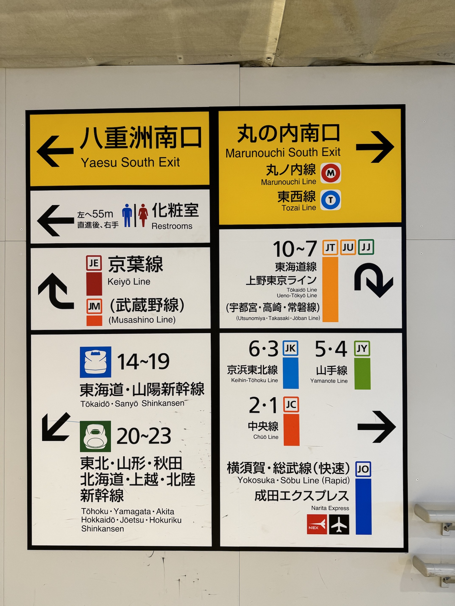 東京駅案内図